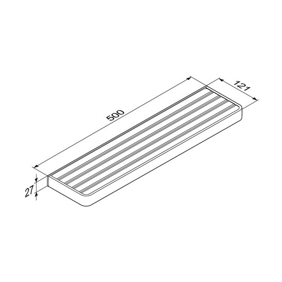 Полка для полотенца Damixa Jupiter DA7737600 фото 2