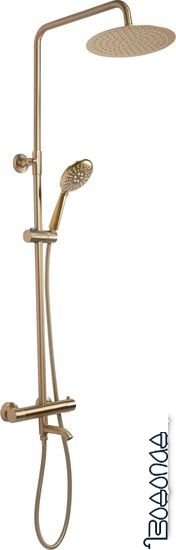 Душевая система Rea Lungo matt gold REA-P6604