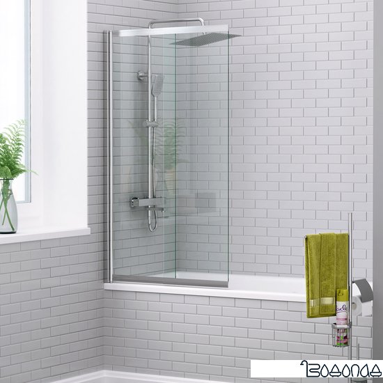 Стеклянная шторка для ванны Wasserkraft Main 41S02-80 WasserSchutz фото 1