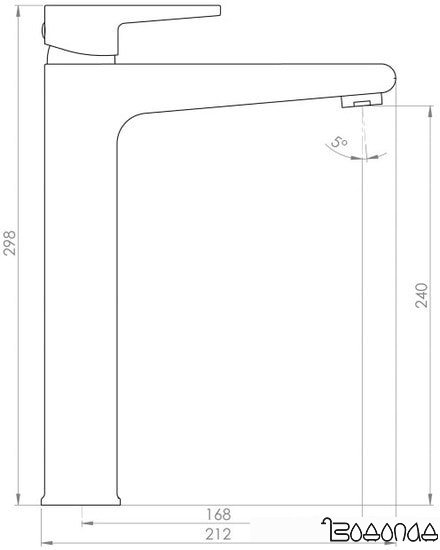 Смеситель Inan Koral M2516 фото 2