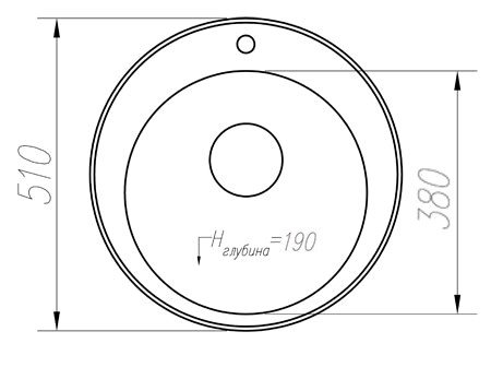 Кухонная мойка Tolero R-108 (серый металлик) фото 3 Кухонная мойка Tolero R-108 (серый металлик) фото 3