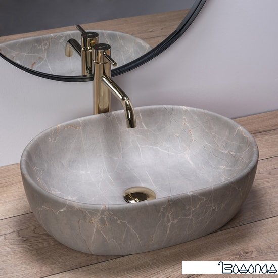 Умывальник Rea Lara (бежевый)