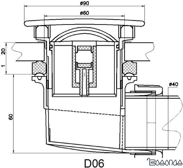 Сифон RGW Velplex QYD-06 фото 2
