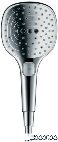 Душевая лейка Hansgrohe Raindance Select 120 Air 26520670 (черный матовый) фото 3