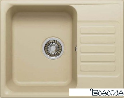 Кухонная мойка Quartz Bond 600 (лен) фото 1 Кухонная мойка Quartz Bond 600 (лен) фото 1