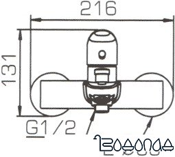 Смеситель Bravat Drop F64898C-01A