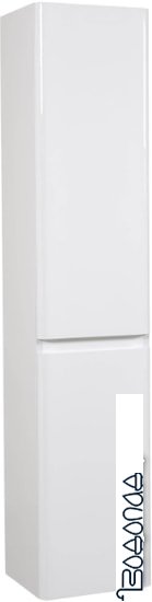 Аква Родос Шкаф-пенал Акцент 35 (белый, консольный) фото 1