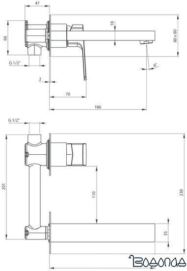 Смеситель Deante Maruna BGM 054L