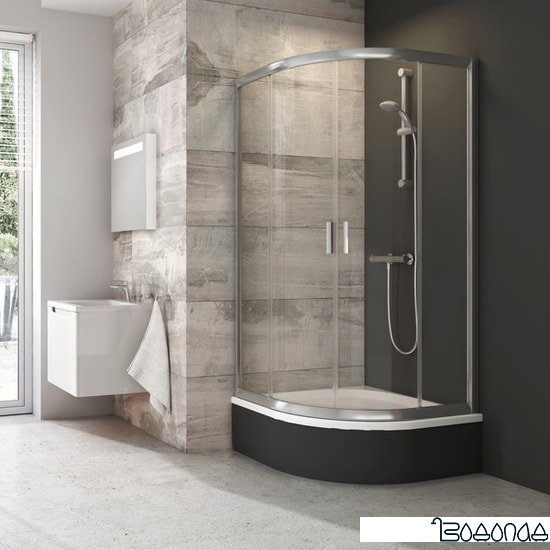 Душевой уголок Ravak Blix BLCP4 SABINA 90x90 (сатин/графит) фото 1