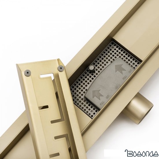 Трап/канал Rea Greek 900 N (золотой) фото 4