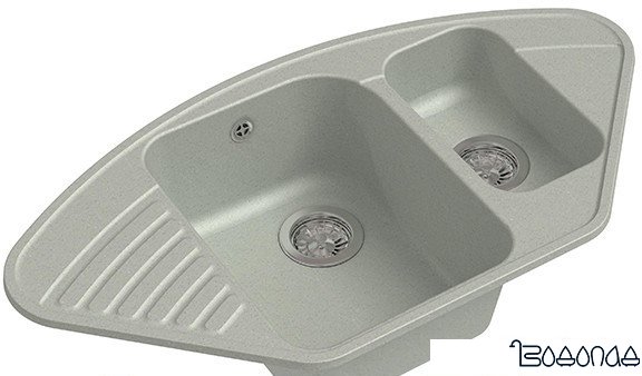 Кухонная мойка GranFest QUARZ Z-14 (серый)