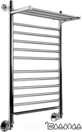 Полотенцесушитель Маргроид Вид 10 с полкой Премиум 100x50