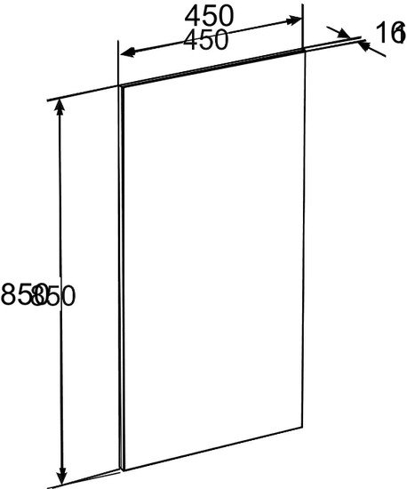Roca The Gap Зеркало 45 (ZRU9000090)