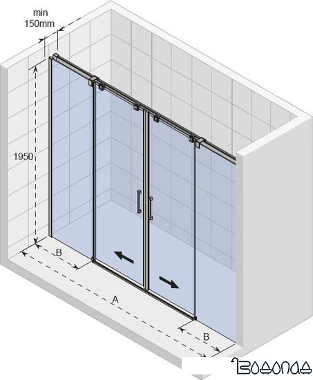 Душевой уголок Riho Ocean O115 GU0404100