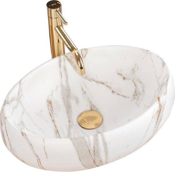 Умывальник Rea Linda (лава матовый) фото 1