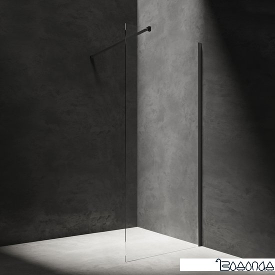 Душевая стенка Omnires Marina DNR90XBLTR