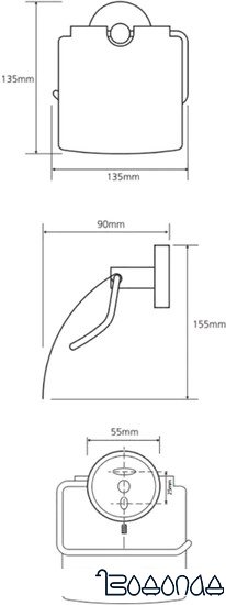Держатель для туалетной бумаги Bemeta Neo 104112015