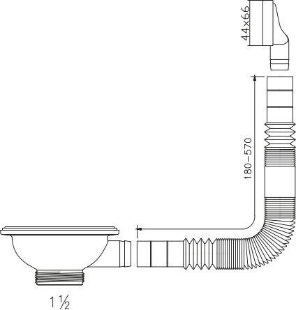 Донный клапан Prevex 3102049