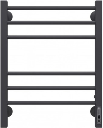 Полотенцесушитель TERMINUS Сицилия электро КС П6 с диммером (450x600, черный)