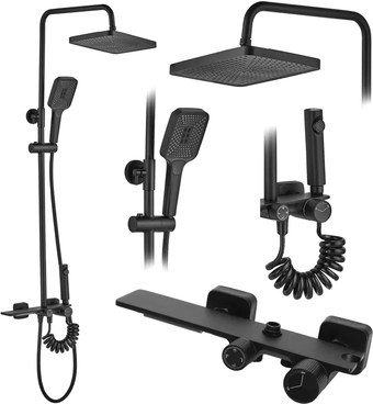 Душевая система Rea Helix chrome REA-P6618