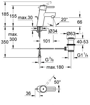 Смеситель Grohe Concetto 32204001 фото 2