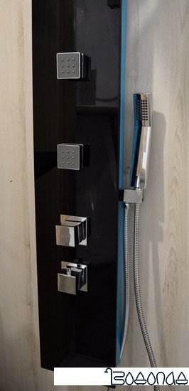 Душевая панель Leroy Black Tino фото 4