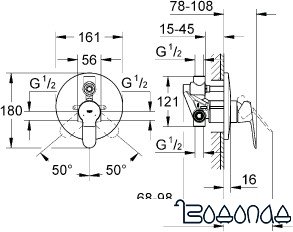 Смеситель Grohe Bauedge 29079000