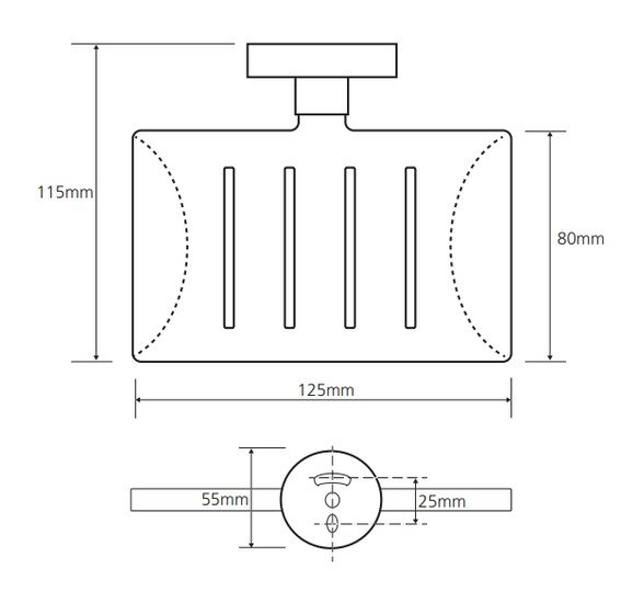 Мыльница Bemeta Omega 104208082