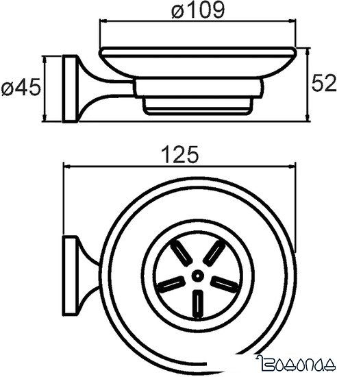 Мыльница Milardo Magellan MAGSMG0M42