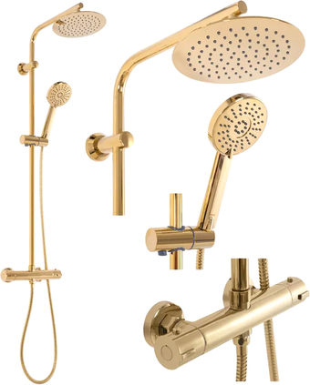 Душевая система Rea Bliss Gold REA-P8806