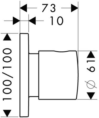 Переключатель режимов Axor Citterio M 34920000
