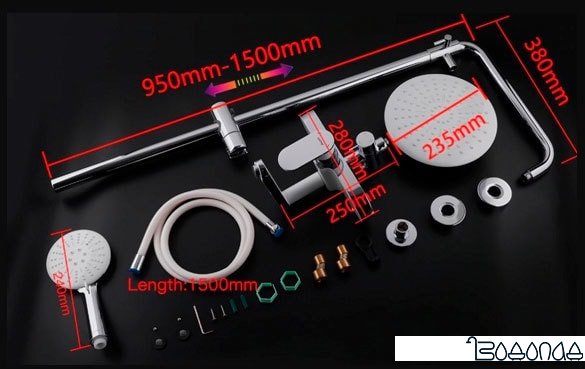 Душевая система Gappo G2419-8