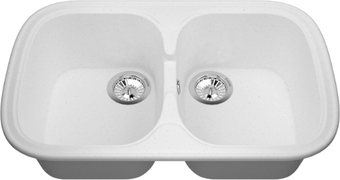 Кухонная мойка Vigro Vigronit VG502 151004 (белый) Кухонная мойка Vigro Vigronit VG502 151004 (белый)