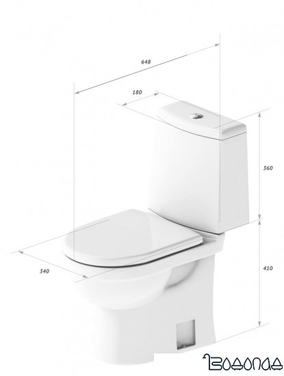 Унитаз Sanita Luxe Next SL DM NXTSLCC01040622