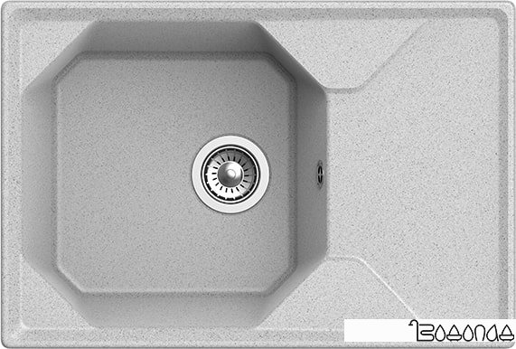 Кухонная мойка GranFest GF-U-740L (серый)