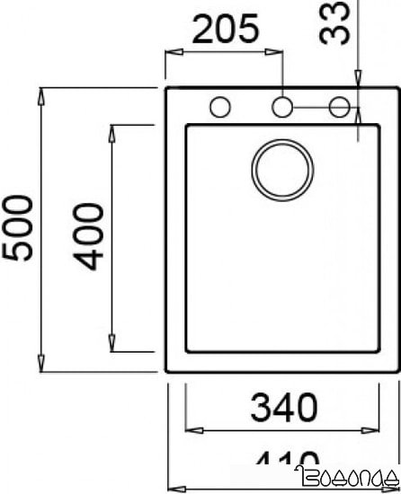 Кухонная мойка Elleci Quadra 100 Aluminium 79