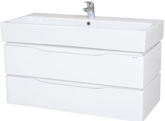 Аква Родос Тумба Венеция 100 АР0001381 с умывальником Pinto 100 (белый)