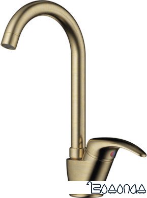 Смеситель Omoikiri Umi-AB (античная латунь)