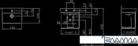 Умывальник Laufen PRO S 815961 45x34 фото 4