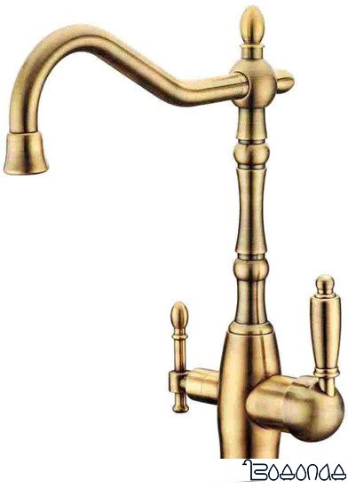 Смеситель ZorG ZR 312 YF-33 (бронзовый) фото 1