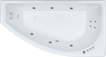 Ванна Triton Бэлла гидромассажная 140x76R Комфорт