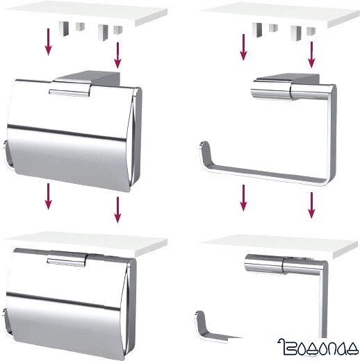 Полка для телефона Bemeta Via 131567032