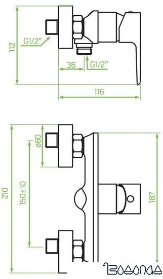 Смеситель Laveo Largo BAH 040D фото 2