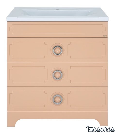 Мебель для ванных комнат Misty Атлантик-60 с 2 ящ. белая П-Атл-01060-0112Я фото 1