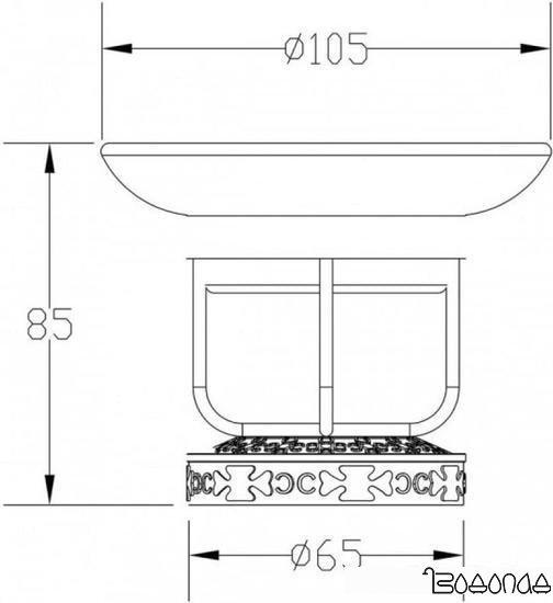 Держатель для мыльницы ZorG AZR 23 SL
