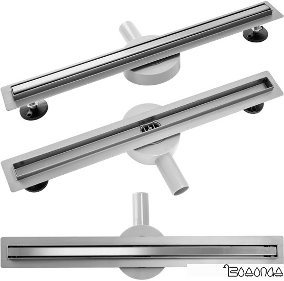 Трап/канал Rea Neo Slim Pro 60 см (никель) фото 1