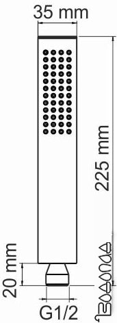 Душевая лейка Wasserkraft A103
