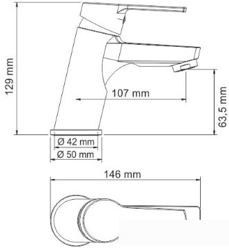 Смеситель Wasserkraft Rhin 4403