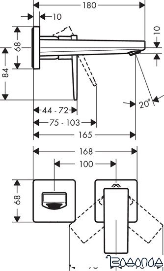 Смеситель Hansgrohe Metropol 32525000