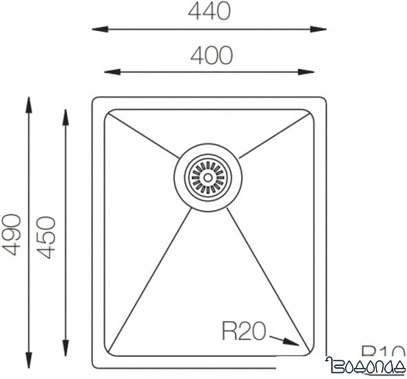 Кухонная мойка ZorG ZRE 4449 Кухонная мойка ZorG ZRE 4449